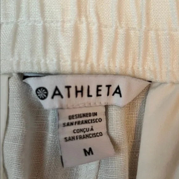 Athleta Linen High Rise Ankle Pants - Picture 5 of 9